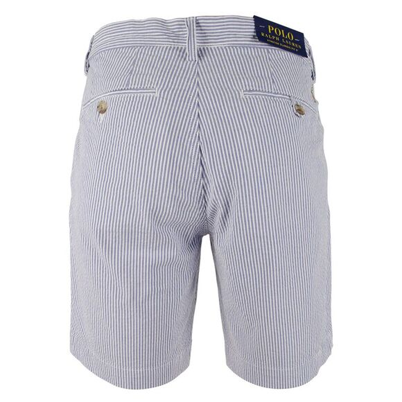 Men's Stretch Classic Fit 9-Inch Inseam Seersucker Shorts - Picture 2 of 6